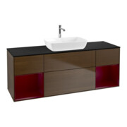V&B Waschtischunterschrank Wandbeleuchtung Finion 160cm, Pl bla m, Reg Peo m Lac, wal ven