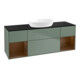 V&B Waschtischunterschrank Wandbeleuchtung Finion 160cm, Pl bla m, Reg wal ven, Oli. m Lac-1