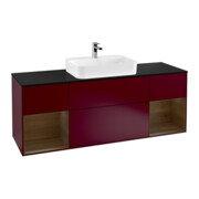 V&B Waschtischunterschrank Wandbeleuchtung Finion 160cm, Pl bla m, Reg wal ven, Peo m