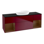 V&B Waschtischunterschrank Wandbeleuchtung Finion 160cm, Pl bla m, Reg wal ven, Peo m