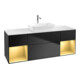 V&B Waschtischunterschrank Wandbeleuchtung Finion 160cm, Pl w m, Reg gol m Lac, bla m Lac-1
