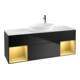 V&B Waschtischunterschrank Wandbeleuchtung Finion 160cm, Pl w m, Reg gol m Lac, bla m Lac-1