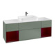 V&B Waschtischunterschrank Wandbeleuchtung Finion 160cm, Pl w m, Reg Peo m Lac, Oli. m Lac-1