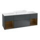 V&B Waschtischunterschrank Wandbeleuchtung Finion 160cm, Pl w m, Reg wal ven, md bl. m Lac-1