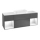 V&B Waschtischunterschrank Wandbeleuchtung Finion 160cm, Pl w m, Rg g wh. Lac, Anthrac. m-1