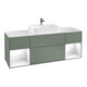 V&B Waschtischunterschrank Wandbeleuchtung Finion 160cm, Pl w m, Rg g wh. Lac, Oli. m Lac-1