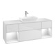 V&B Waschtischunterschrank Wandbeleuchtung Finion 160cm, Pl w m, Rg glo wh. Lac, wh. m Lac-1