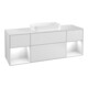 V&B Waschtischunterschrank Wandbeleuchtung Finion 160cm, Pl w m, Rg glo wh. Lac, wh. m Lac-1