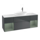 V&B Waschtischunterschrank Wandbeleuchtung Finion 160cm, Pl w m, Rg Ol m Lac, md bl. m Lac-1