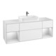 V&B Waschtischunterschrank Wandbeleuchtung Finion 160cm, Pl w m, Rg wh. m Lac, glo wh. Lac-1