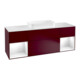V&B Waschtischunterschrank Wandbeleuchtung Finion 160cm, Pl wh. m, Reg glo wh. Lac, Peo m-1