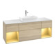 V&B Waschtischunterschrank Wandbeleuchtung Finion 160cm, Pl wh. m, Reg gol m Lac, Oa ven-1