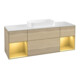 V&B Waschtischunterschrank Wandbeleuchtung Finion 160cm, Pl wh. m, Reg gol m Lac, Oa ven-1