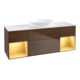V&B Waschtischunterschrank Wandbeleuchtung Finion 160cm, Pl wh. m, Reg gol m Lac, wal ven-1