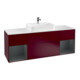V&B Waschtischunterschrank Wandbeleuchtung Finion 160cm, Pl wh. m, Reg md m Lac, Peo m-1