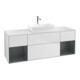 V&B Waschtischunterschrank Wandbeleuchtung Finion 160cm, Pl wh. m, Reg md m Lac, wh. m Lac-1