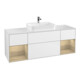 V&B Waschtischunterschrank Wandbeleuchtung Finion 160cm, Pl wh. m, Reg Oa ven, glo wh. Lac-1