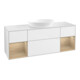 V&B Waschtischunterschrank Wandbeleuchtung Finion 160cm, Pl wh. m, Reg Oa ven, glo wh. Lac-1