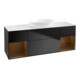 V&B Waschtischunterschrank Wandbeleuchtung Finion 160cm, Pl wh. m, Reg wal ven, bla m Lac-1