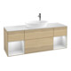 V&B Waschtischunterschrank Wandbeleuchtung Finion 160cm, Pl wh. m, Reg wh. m Lac, Oa ven-1