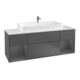 V&B Waschtischunterschrank Wandbeleuchtung Finion 160cm, Reg Anthrac. m Lac, Anthrac. matt-1
