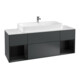 V&B Waschtischunterschrank Wandbeleuchtung Finion 160cm, Reg bla m Lac, md bl. m Lacquer-1