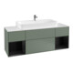 V&B Waschtischunterschrank Wandbeleuchtung Finion 160cm, Reg bla m Lac, Olive Matt Lacquer-1