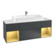 V&B Waschtischunterschrank Wandbeleuchtung Finion 160cm, Reg gol m Lac, md bl. m Lacquer-1