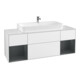 V&B Waschtischunterschrank Wandbeleuchtung Finion 160cm, Reg md m Lac, glo white lacquer-1