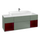V&B Waschtischunterschrank Wandbeleuchtung Finion 160cm, Reg Peo m Lac, Olive Matt Lacquer-1