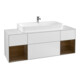 V&B Waschtischunterschrank Wandbeleuchtung Finion 160cm, Reg wal ven, White matt lacquer-1