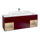 V&B Waschtischunterschrank Wandbeleuchtung Finion 160cm, Regal Oak Veneer, Peony Matt-1