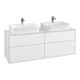 V&B Waschtischunterschrank Wandbeleuchtung Finion 160x60,3cm, Abd.-Pl. wh. m, glo wh. Lac-1