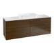 V&B Waschtischunterschrank Wandbeleuchtung Finion 160x60,3cm, Abd.-Pl. wh. m, wal veneer-1