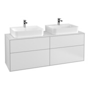 V&B Waschtischunterschrank Wandbeleuchtung Finion 160x60,3cm, Abd.-Pl. wh. m, wh. m Lac-1