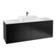 V&B Waschtischunterschrank Wandbeleuchtung Finion 160x60,3cm, EM, Pl wh. m, bla m Lac-1