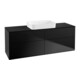 V&B Waschtischunterschrank Wandbeleuchtung Finion 160x60,3x50,1cm, Gl. bla m, bla m Lac-1