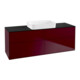 V&B Waschtischunterschrank Wandbeleuchtung Finion 160x60,3x50,1cm, Gl. bla m, Peony Matt-1