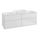 V&B Waschtischunterschrank Wandbeleuchtung Finion 160x60,3x50,1cm, Gl. wh. m, wh. m Lac-1