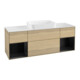 V&B Waschtischunterschrank Wandbeleuchtung Finion 160x60,3x50,1cm, Reg bla m Lac, Oa ven-1