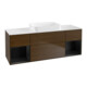 V&B Waschtischunterschrank Wandbeleuchtung Finion 160x60,3x50,1cm, Reg bla m Lac, wal ven-1