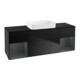V&B Waschtischunterschrank Wandbeleuchtung Finion 160x60,3x50,1cm, Reg md m Lac, bla m Lac-1