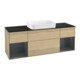 V&B Waschtischunterschrank Wandbeleuchtung Finion 160x60,3x50,1cm, Reg md m Lac, Oa Veneer-1