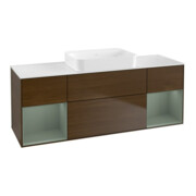 V&B Waschtischunterschrank Wandbeleuchtung Finion 160x60,3x50,1cm, Reg Oli. m Lac, wal ven
