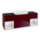 V&B Waschtischunterschrank Wandbeleuchtung Finion 160x60,3x50,1cm, Reg wh. m Lac, Peo Matt-1