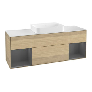 V&B Waschtischunterschrank Wandbeleuchtung Finion 160x60,3x50,1cm, Rg A m Lac, Oa ven