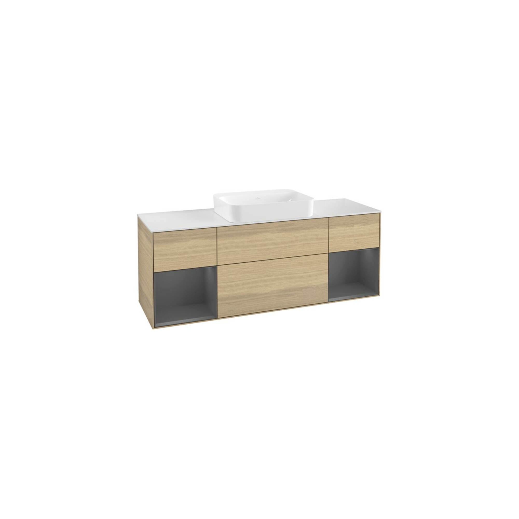 V&B Waschtischunterschrank Wandbeleuchtung Finion 160x60,3x50,1cm, Rg A m Lac, Oa ven ; Villeroy & Boch