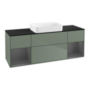 V&B Waschtischunterschrank Wandbeleuchtung Finion 160x60,3x50,1cm, Rg A m Lac, Oli. m Lac