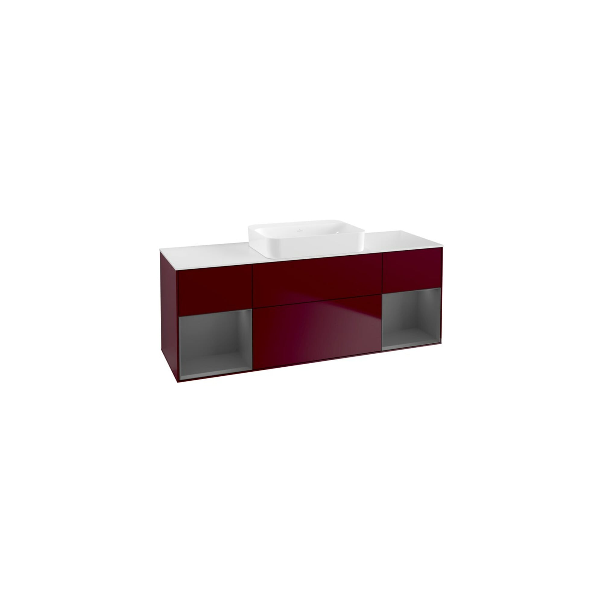 V&B Waschtischunterschrank Wandbeleuchtung Finion 160x60,3x50,1cm, Rg A m Lac, Peo m ; Villeroy & Boch