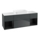 V&B Waschtischunterschrank Wandbeleuchtung Finion 160x60,3x50,1cm, Rg b m La, md bl. m Lac-1